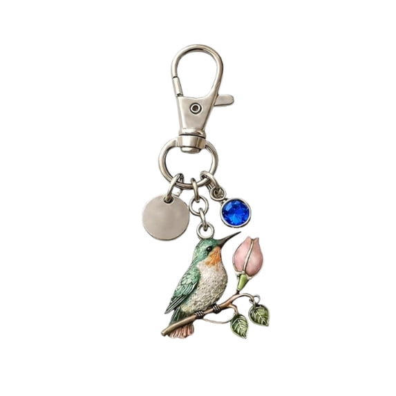 Kyusrd Mother's Day Gift for Women Girlfriend A Little Hummingbirds for You Keychain-A Meaningful Mom Day Gift Filled With Love Comforts