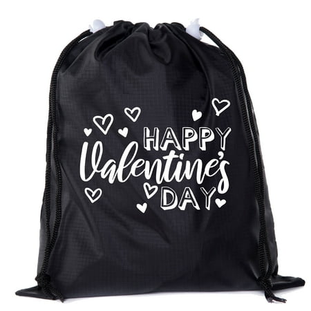 Valentine's Day Bags, Mini Drawstring Cinch Backpacks, Valentines Day Gift Bags