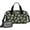Black Soccer Balls, variant on Women Men Gym Bag,Blue Stars and Baseballs Pattern Small Duffle Bag Spend the Night Bags for Women with Shoes Compartment Washbag,Detachable Shoulder Strap,19.7x8.3x11 Inches