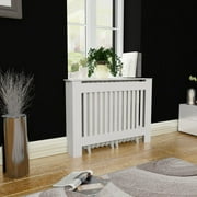 Radiator Covers White MDF Living Room Heating Cabinet Additional Shelf Space Accessory