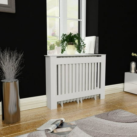 Radiator Covers White MDF Living Room Heating Cabinet Additional Shelf Space