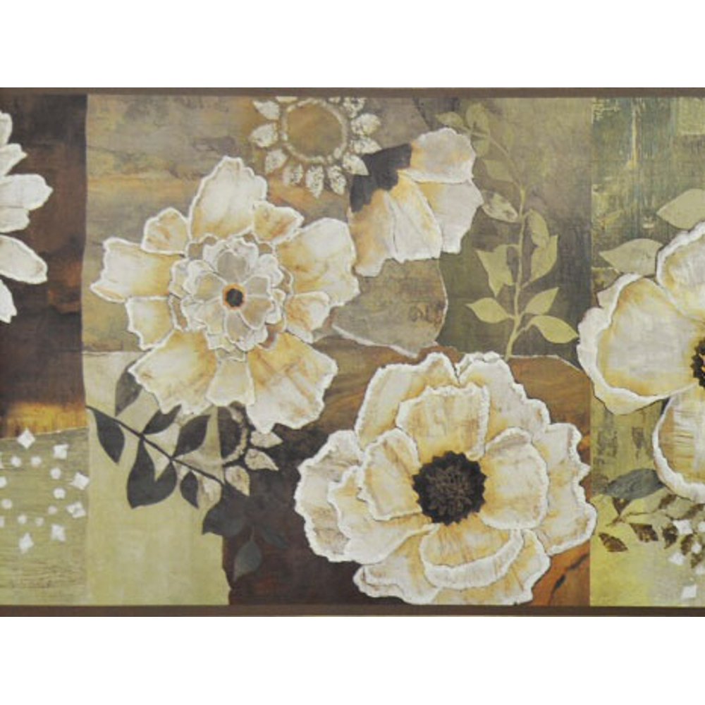 878642 Floral Botanical Wallpaper Border MEA79203b