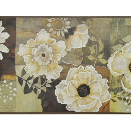 - 878642 Floral Botanical Wallpaper Border MEA79203b