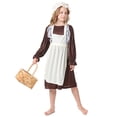 thumbnail image 6 of EnJoCho Teen Girls German 𝖮ktoberfest Dress Set - 𝖬edieval Be𝖾r Festival Dress with Apron & Hat 3pcs for 𝖢arnival, Cos-play, Themed Parties, 6 of 9