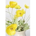 thumbnail image 6 of 24" Faux Yellow Poppy Stem, 6 of 6