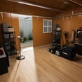thumbnail image 3 of 8x10 FT Heavy Duty Metal Storage Shed,Weatherproof Outdoor Garden Shed with Windows, Lockable Sliding Door & Ventilation - For Backyard, Lawn Mower, Tool Organization,Brown, 3 of 7
