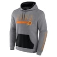 thumbnail image 2 of Men's Fanatics Heathered Gray Phoenix Suns Off The Bench Color Block Pullover Hoodie, 2 of 3