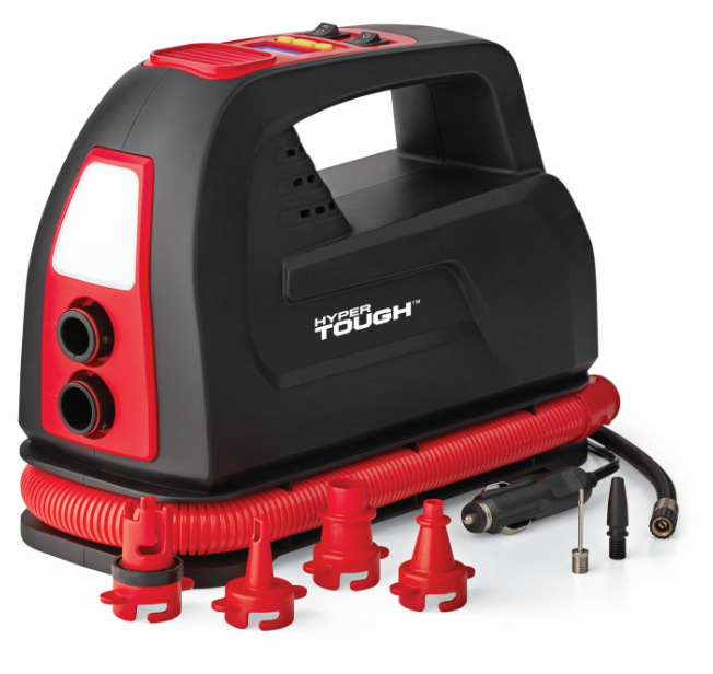 Hyper Tough DC 12V Multifunction Digital Tire Inflator/SUP Inflator
