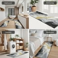 thumbnail image 5 of Black Marble Gold Line Pattern Kitchen Rugs Sets Of 3,Kitchen Runner Rugs Non Skid Washable,Decorative Kitchen Floor Mats for Kitchen,Sink,Laundry,17"x30"+ 17"x47" + 17"x59", 5 of 6
