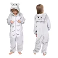 thumbnail image 2 of Pijama Infantil De Una Pieza Con Diseño De Gato Gris Y Azul, 2 of 6