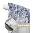 thumbnail image 6 of Swag Curtains, Spring Purple Leaf Eucalyptus Leaves Farm Plant Rod Pocket Kitchen Curtains Valances Tier Curtains Swag Valance Curtains for Bedroom Living Room 36" x 63", 2 Panels, 6 of 6