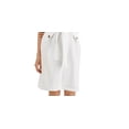thumbnail image 3 of Kasper Women's Short Sleeve Belted Sheath Dress White Size 12, 3 of 3