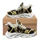 thumbnail image 1 of Zapatos barrocos dorados para mujer, estilo moderno, planos clásicos para hombre, diseño de marca, plataforma portátil, zapatos personalizados para mujer, novedad, 1 of 6