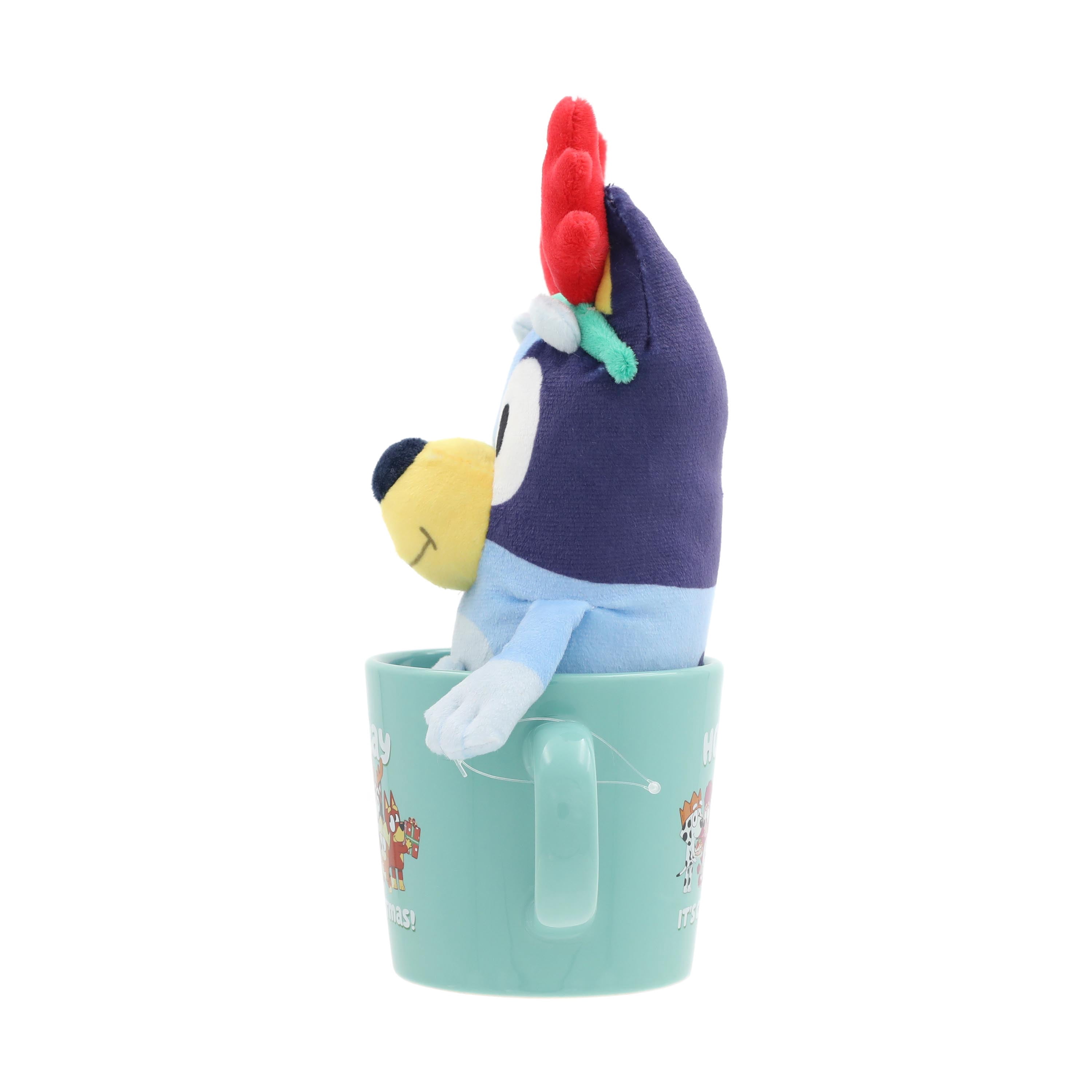 BLUEY PLUSH IN MUG