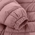 thumbnail image 5 of fatyb Baby Double Zipper Snowsuit with Hood Newborn Infant Warm Puffer Padded Jumpsuit Thermal Outwear, 5 of 7