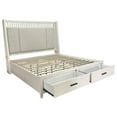 thumbnail image 4 of Pemberly Row Queen Shelter Bed 2 Nightstands and Dresser Mirror, 4 of 20
