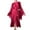 Wine, variant on Womens Winter Robes Akafmk Womens Robes Long Length,Silk Robes for Women Plus Size,Ladies' Printed Cardigan Home Bathrobe Pajamas