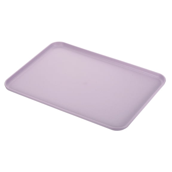 Uxcell 15x11" Fast Food Tray, PP Plastic Reusable Multi-Purpose Non-Slip Serving Tray Purple