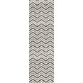 thumbnail image 2 of Rug Branch Montage Collection Modern Abstract Doormat Area Rug Entrance Floor Mat (2x6 feet) - 2'3" x 6', Grey, 2 of 5