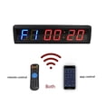 thumbnail image 1 of Remote Control Interval Gym Wall Timer for Home MODEL RB2B-2.3R, 1 Piece Metal Plate, 1-2.3 Inch, 1 of 7
