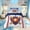 White Blue, variant on Feelyou Ice Cream Baseball Twin Comforter Sets for Kids, Kawaii Donut Print Bedding Set, Multicolor, Polkadot Reversible, 2-Piece, 1 Comforter and 1 Pillowcase
