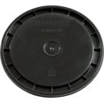 thumbnail image 1 of Tapa de cubo Hydrofarm de plástico negro para balde de 5 galones, 1 of 3