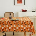 thumbnail image 6 of FeiFu Hallow-een Tablecloth Scary Pumpkin Tablecloth Heat Proof Usable for Kitchen Dining Table Holiday Indoor Outdoor Decor, 6 of 6