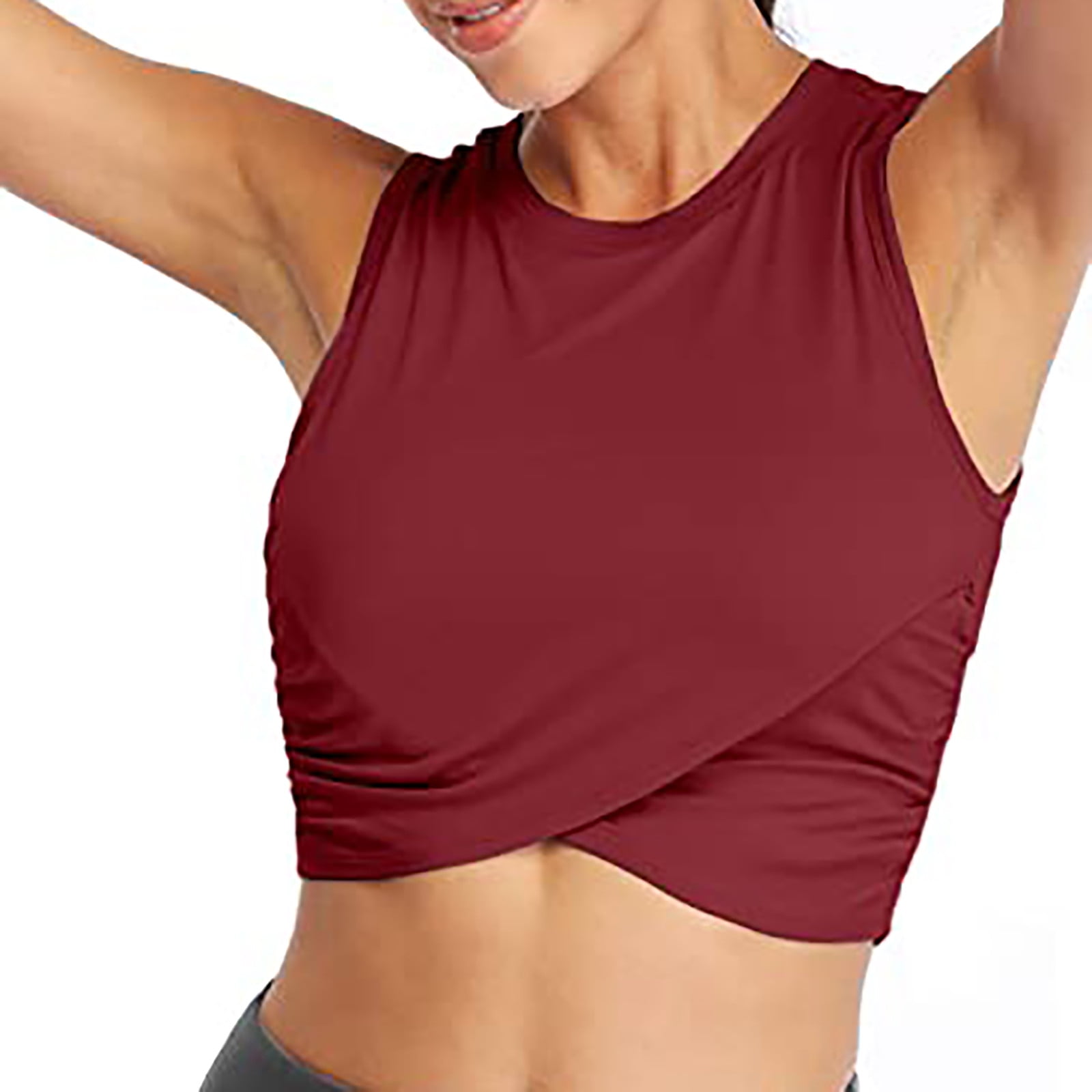 begin Crazy Skeptical amidoa Women Workout Tops for Women Cropped Tank Tops Dance Tops Sport Yoga  Shirts Cute Crop Tops for Women Country Concert - Walmart.com