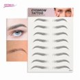 thumbnail image 1 of ATOMUS 8 Pair 3D Eyebrow Tattoo Sticker Hair-Like False Eyebrows Waterproof Long, 1 of 5