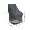 thumbnail image 2 of Covers & all Alaeddine Patio Swivel Chair Covers, Set of 6, Water-Repellent UV-Resistant Polyester for Outdoor Dining Armchairs, 2 of 6