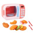 thumbnail image 2 of Nios Microondas Juguete Electrónico Juego De Imaginación Educativo Rosa 13pcs Sunnimix jugar microondas para niños, 2 of 7