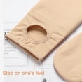 thumbnail image 4 of Winter Thermal High Waist Opaque Tights For Women Fleece Lined Control Top Warm Pantyhose,skin colour,Thick - 200g, 4 of 5
