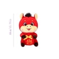 thumbnail image 2 of 40cm 2026 Year of The Horse Stuffed Animals Chinese New Year Plush Horse Mascot Doll Toys Zodiac Decor for Spring Festival Lunar New Years Gifts Blessing Souvenir (Fu Character Horse), 2 of 5