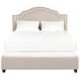 thumbnail image 2 of Safavieh Theron Modern Elegant Upholstered Bed Frame with Nail Heads, 2 of 8