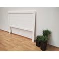 thumbnail image 3 of Cabecera Para Cama Queen Size Muebles GM Modelo Duela Pata Delgada Madera de Pino Laca Color Blanco, 3 of 5