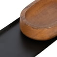 thumbnail image 4 of Kate and Laurel Koni Modern Three-Piece Tabletop Organization Set, 12 x 6 x 5, Walnut Brown and Black, Wood and Metal Organizational Set for Home Office or Entryway Decor, 4 of 9