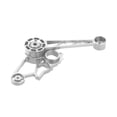 thumbnail image 4 of Tensor de cadena de bicicleta plegable Guía de desviador Bicicleta de cadena de una sola para engranaje convertidor de conversión de rodillo Plata Macarena Guía de cadena de bicicleta plegable, 4 of 6
