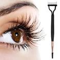 thumbnail image 2 of EXLEAF 2026 New Eyelash Comb Eyelash Separator Tool Lash Comb Curved Eyebrow Comb Eyelash Brush Separator for Girls Women Eye Makeup, 2 of 7