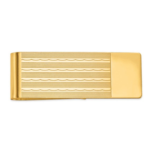 14K Yellow Gold Money Clip