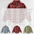 thumbnail image 3 of 2-3T Toddler Boys Long Sleeve Plaid Dress Shirts Button Up School Uniform Kids Spring Fall Clothes Tops for 3M-11T Infant Baby to Tween, 3 of 6