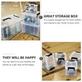 thumbnail image 3 of 4 Pcs Mini Storage Box Toy Parts Case Holder Bins with Lid Containers Lids Collection, 3 of 6