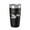 Black, variant on Lake Arrowhead Map Tumbler Travel Mug Insulated Laser Engraved Coffee Cup California 20 oz Coral