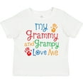 thumbnail image 3 of Inktastic My Grammy and Grampy Love Me Boys or Girls Toddler T-Shirt, 3 of 5
