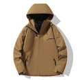 thumbnail image 7 of 3-in-1 Windbreaker Jacket for Women Men Fall Winter Detachable Fleece Windproof Waterproof Zip Up Ski Jacket Outerwear, 7 of 7