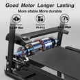 thumbnail image 4 of SLOK 2.5HP Folding Treadmill, 7.5MPH Running Machine with 12 Programs & LCD Display, Compact Exercise Equipment for Home Gym, Black, 4 of 7