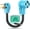Blue, variant on TrendMallOasis Dryer Adapter 4 Prong to 3 Prong, 4P Newer to 3P Older House, Convert Cord NEMA 10-30P Plug to 14-30R Receptacle, 10 AWG STW 1.5FT With Safety Ground Wire, ETL Listed