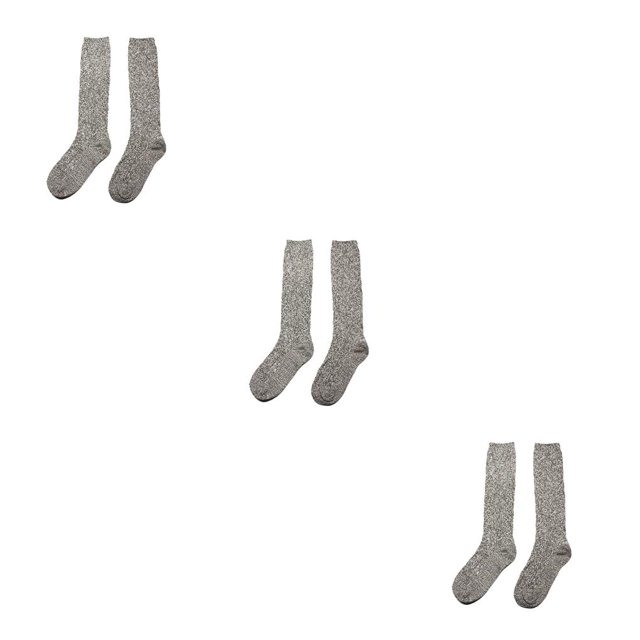 Medias sobre la Rodilla Qarigey Calcetines Elásticos Largos Caqui