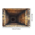 thumbnail image 3 of Front Door Mat for Indoor and Outdoor Use - All Weather Optical Carpet Entrance Rug for Home Easy to Clean Durable Floor Crack Preventive Courtyard Porch Doorway Mat, 3 of 6