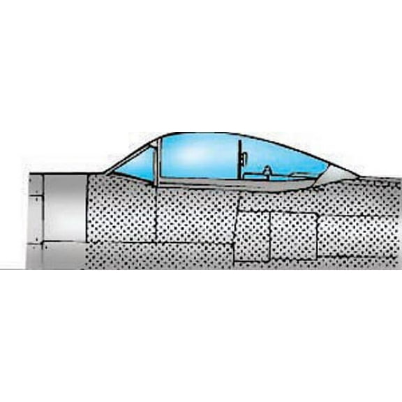 Hawker Typhoon Vacuform Canopy x2 for Monogram (1/48 model kit accessory)