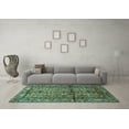 thumbnail image 3 of Ahgly Company Indoor Rectangle Persian Turquoise Blue Traditional Area Rugs, 5' x 8', 3 of 4